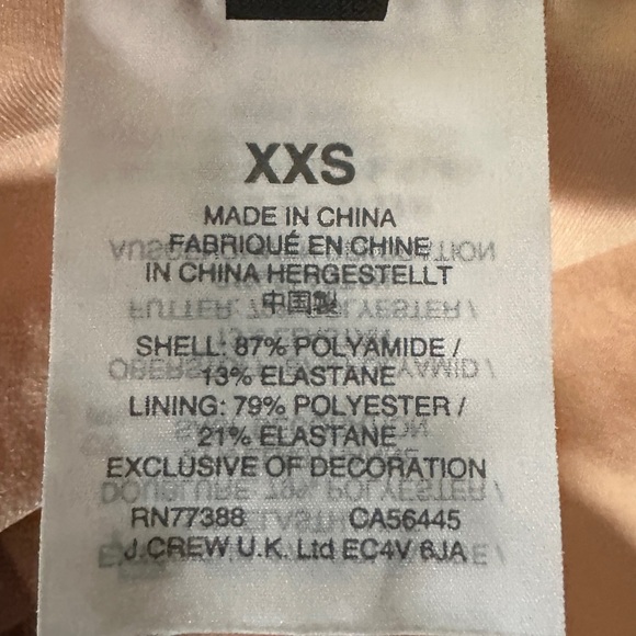 J. Crew High Waisted Underwire Bikini  Two Piece Swimsuit in Leopard xxs 34A - Picture 5 of 5